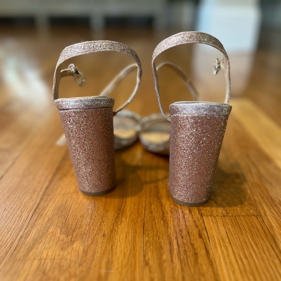 Rose gold block heels - Picture 3 of 3